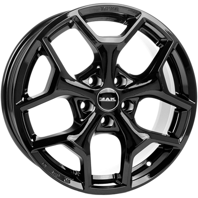 464600 MAK LIG 7517510839B Mak Liberty fælg, 7.5x17 ET39, 108.00/5, Ø72, gloss black MAK