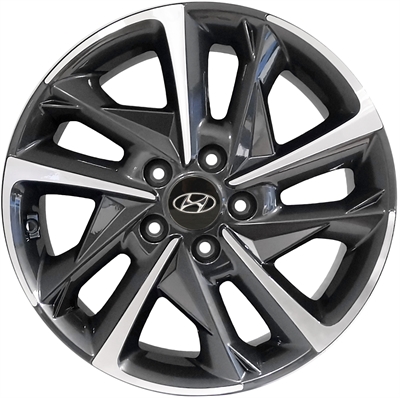 452773 ALU HYU 52910G4700PA Hyundai 52910G4700PAC fælg, 7x17 ET53, 114.30/5, Ø67, Graphite Polished (inkl. kapsel 529603S110) Hyundai