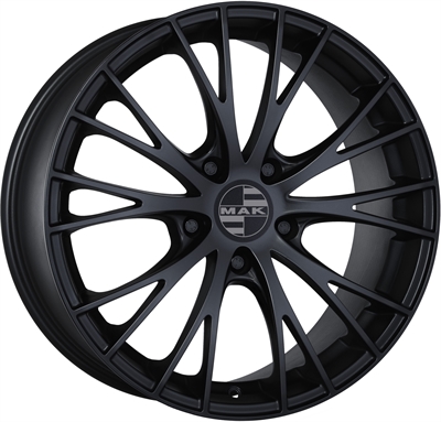 222715 MAK REM 8019511221 Mak Rennen  fælg, H2 8x19 ET21, 112.00/5, Ø66.45, mat black MAK