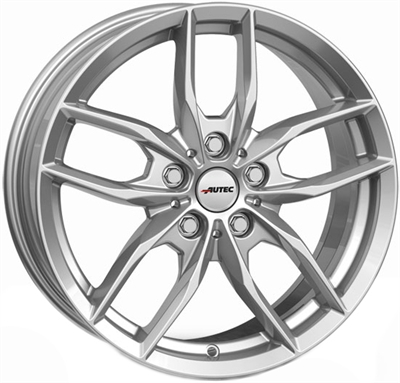 455168 AUT BAS 8018511230 Autec Bavaris fælg, 8x18 ET30, 112.00/5, Ø66.6, brillant silver Autec