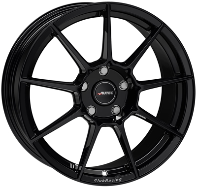 455191 AUT CRB 7517510035 Autec Clubracing fælg, 7.5x17 ET35, 100.00/5, Ø70, black Autec