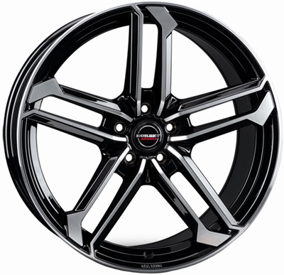 455252 BOR AXP 8019510850 Borbet ATX fælg, 8x19 ET50, 108.00/5, Ø72.6, black polished glossy Borbet