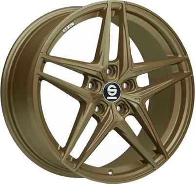 456035 SPA REB 7517511445 Sparco Record fælg, 7.5x17 ET45, 114.30/5, Ø73, rally bronze Sparco