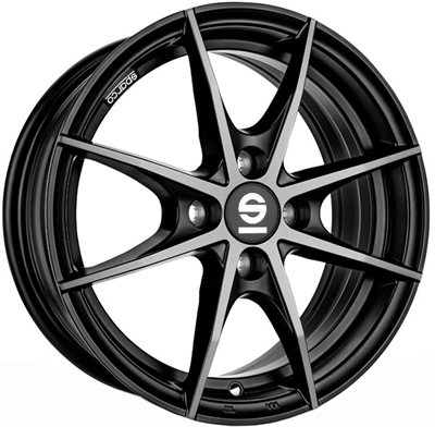 331786 SPA TR 6015410842 Sparco Trofeo4 fælg, 6x15 ET42, 108.00/4, Ø63.3, fume black full polished Sparco