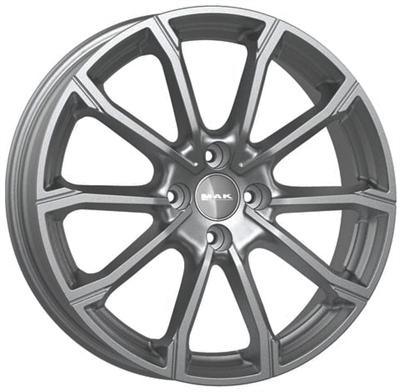 484692 MAK D4MT 651749841 MAK Davinci 4 fælg, 6.5x17 ET41, 98.00/4, Ø58, Light titan MAK