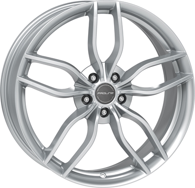 451716 PRL ZX100S 70175112R ProLine ZX100 fælg, 7x17 ET38, 112.00/5, Ø66.6, artic silver EW