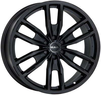 468246 MAK PKB 7517613925 MAK Peak fælg, 7.5x17 ET25, 139.70/6, Ø106, matt black MAK