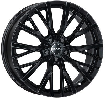 468354 MAK KTG 9022510843 MAK Kent fælg, 9x22 ET43, 108.00/5, Ø63.3, gloss black MAK