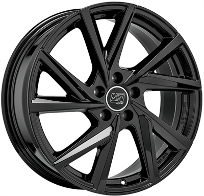 468750 MSW 80 8019511245 MSW 80 fælg, 8x19 ET45, 112.00/5, Ø57.1, Gloss Black MSW