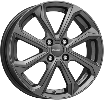 470528 DEZ KTG 6016410049 Dezent KT fælg, 6x16 ET49, 100.00/4, Ø54, graphite matt Dezent