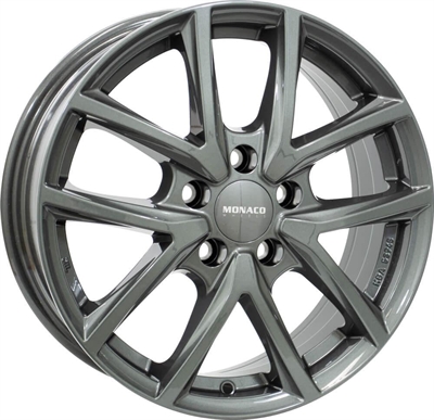 472520 MC CL2AD 6516511445 Monaco CL2 fælg, 6.5x16 ET45, 114.30/5, Ø67, anthracite dark Monaco