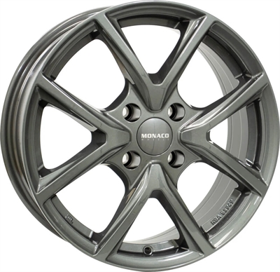 472522 MC CL2AD 6516410040 Monaco CL2 fælg, 6.5x16 ET40, 100.00/4, Ø63.3, anthracite dark Monaco