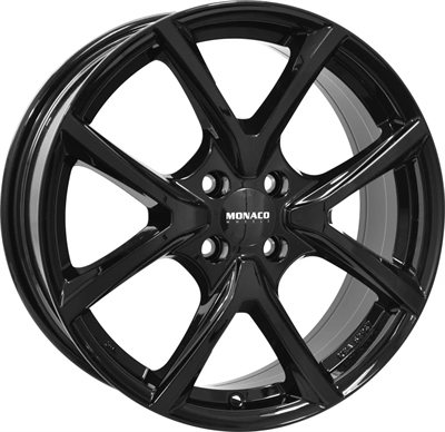 472560 MC CL2GB 6516410832 Monaco CL2 fælg, 6.5x16 ET32, 108.00/4, Ø65, gloss black Monaco