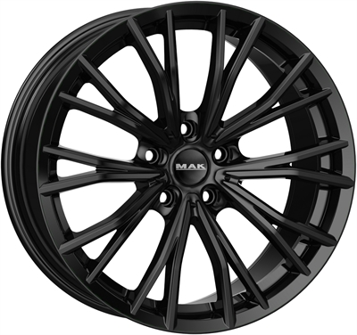 473534 MAK MDGB 9519512046B MAK Mark D fælg, 9.5x19 ET46, 120.00/5, Ø72.6, gloss black MAK