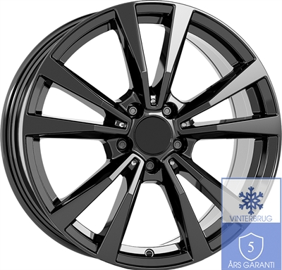 436727 UW M12XB 9020511242 Rial M12X fælg, 9x20 ET42, 112.00/5, Ø66.5, diamond-black Rial