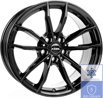 466724 UW X12XDB 902051123E Rial X12x fælg, 9x20 ET38, 112.00/5, Ø66.5, diamond-black Rial
