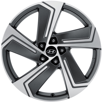 482579 ALU HYU HF400ADE09BC Hyundai HF400ADE09BC fælg, 7.5x19 ET51, 114.30/5, Ø67, BiColor (inkl. kapsel) Hyundai
