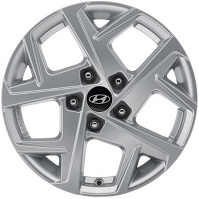 483548 ALU HYU BE400ADE06 Hyundai BE400ADE06 fælg, 6.5x16 ET0, 114.30/5, Ø67, Silver Hyundai