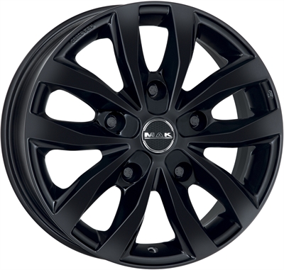 484513 MAK LO13 6516516060B Mak Load 5 3 fælg, 6.5x16 ET60, 160.00/5, Ø65, Gloss black MAK