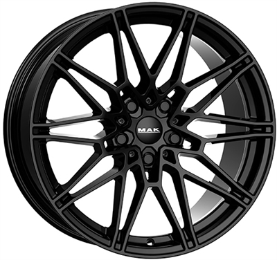 494538 MAK KO4 9519512039B MAK Koenig-D fælg, 9.5x19 ET39, 120.00/5, Ø72.6, Gloss black MAK