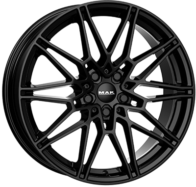 484620 MAK KO2 8019511248B MAK Koenig fælg, 8x19 ET48, 112.00/5, Ø66.6, Gloss black MAK