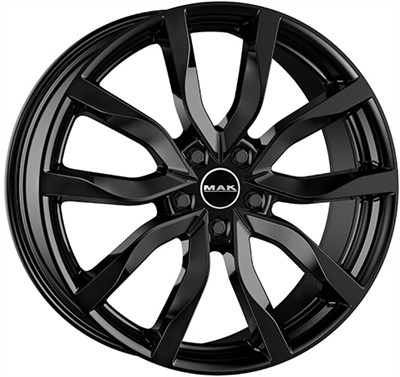 494736 MAK HIGB 7017511440B Mak Highlands  fælg, 7x17 ET40, 114.30/5, Ø76, Gloss black MAK