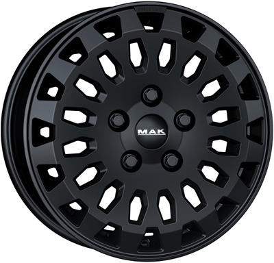 495200 MAK OVB6 6516511445B MAK Overland 6 fælg, 6.5x16 ET45, 114.30/5, Ø66, Matt black MAK