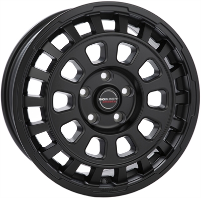 496711 BOR CW9 7017511863D Borbet CW7 fælg, 7x17 ET63, 118.00/5, Ø71.1, Black matt Borbet