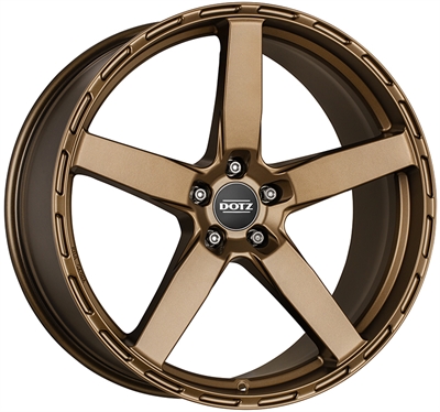 496086 DOT MBM 8519511235 Dotz Marina Bay fælg, 8.5x19 ET35, 112.00/5, Ø70, Bronze matt Dotz