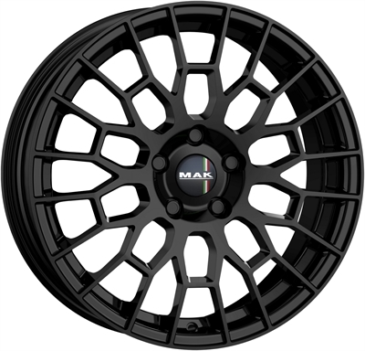 494707 MAK APXGB 75185100 MAK Apx fælg, 7.5x18 ET46, 100.00/5, Ø72, Gloss black MAK