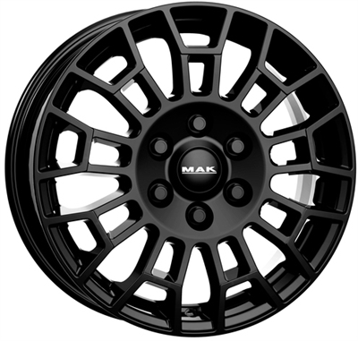 495022 MAK ND2GB 75186139C MAK Nomad 2 fælg, 7.5x18 ET50, 139.70/6, Ø93, Gloss black MAK