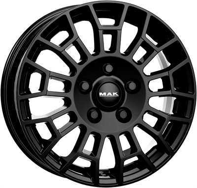 495048 MAK NDGB 7017511250 MAK Nomad fælg, 7x17 ET50, 112.00/5, Ø66.6, Gloss black MAK