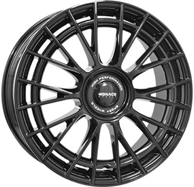 500426 MC G12GB 8018511440 Monaco Grandprix 12 fælg, 8x18 ET40, 114.30/5, Ø67, Gloss black Monaco
