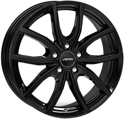 502738 AUT VID 7018511435 Autec Vidron fælg, 7x18 ET35, 114.30/5, Ø66.1, Gloss Black Autec